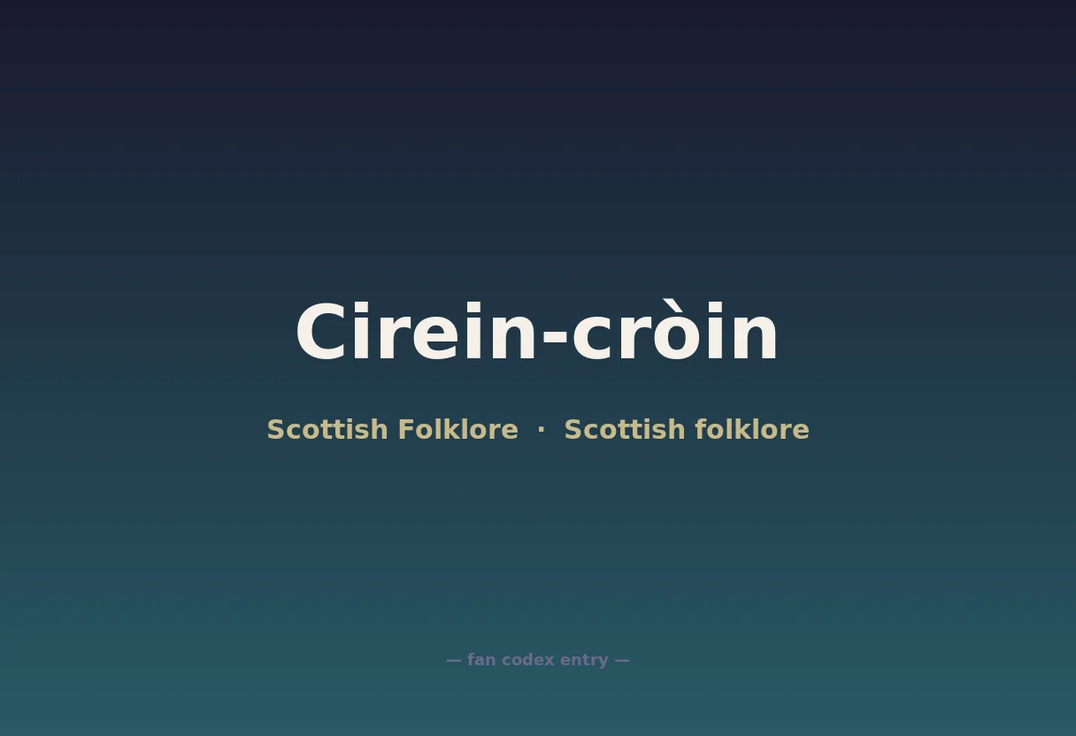 Cirein-cròin